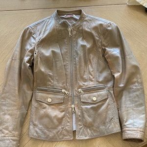 Prada early-2000s 100% leather jacket